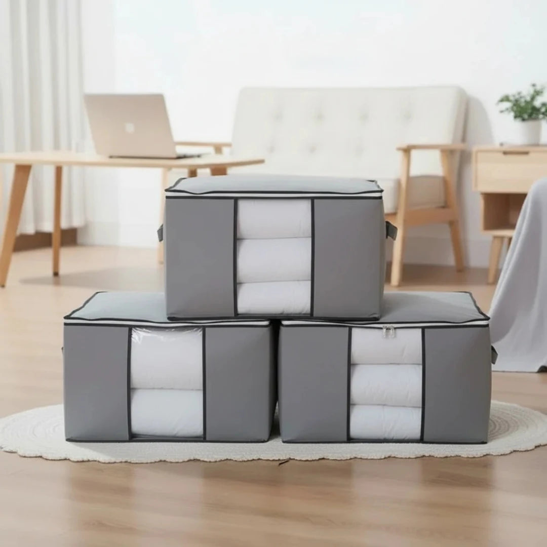 OrganizaFlex™ — Caixa Organizadora para Ganhar Mais Espaço e Acabar com a Bagunça - Entrega Grátis