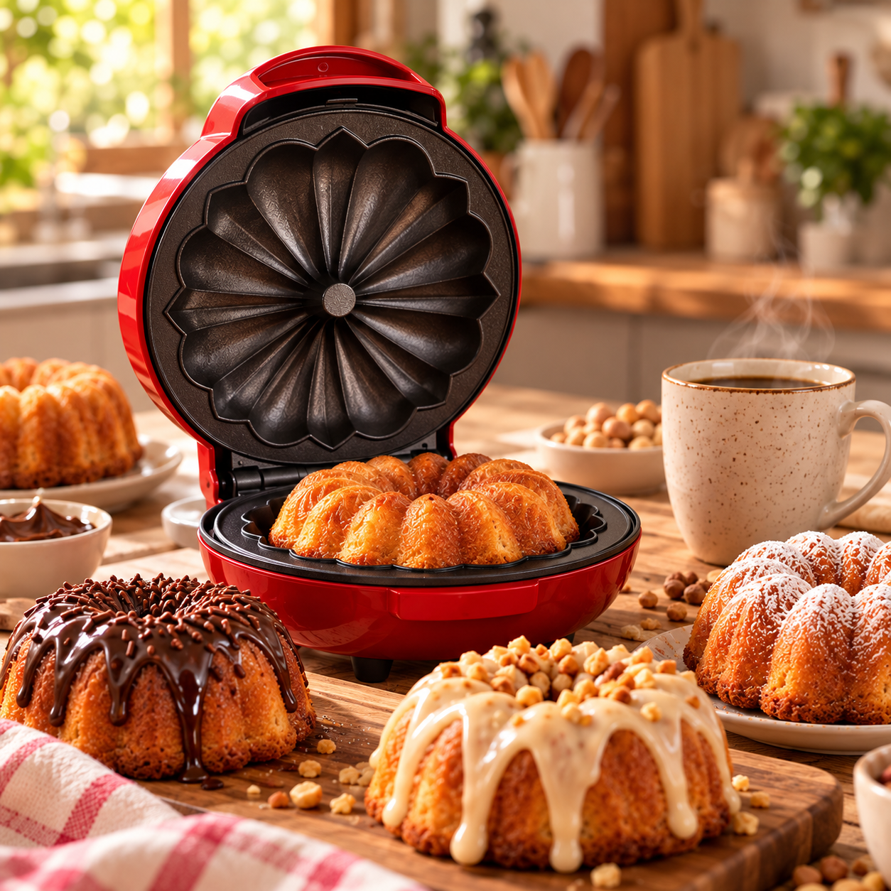 Bolito – Mini Máquina de Bolos | Seu Bolinho Caseiro Sem Precisar Ligar o Forno Grande!