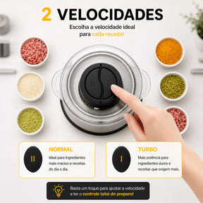 TurboChef Pro™ – Triturador Elétrico Multifuncional