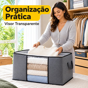 OrganizaFlex™ — Caixa Organizadora para Ganhar Mais Espaço e Acabar com a Bagunça - Entrega Grátis