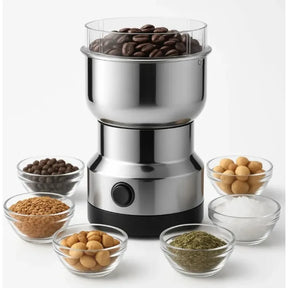 Dona Lili CoffeeGrind™ – Moedor Elétrico de Café e Especiarias em Aço Inox