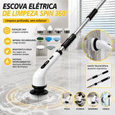 CleanPro™ - Escova Elétrica de Limpeza 7 em 1 Sem Fio Multiuso Prática Para Casa - Frete Grátis
