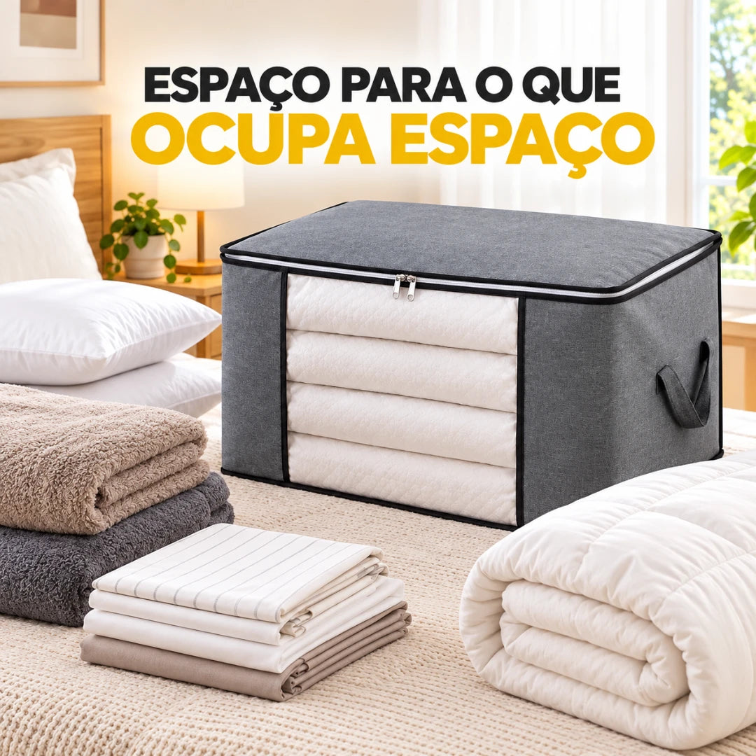 OrganizaFlex™ — Caixa Organizadora para Ganhar Mais Espaço e Acabar com a Bagunça - Entrega Grátis