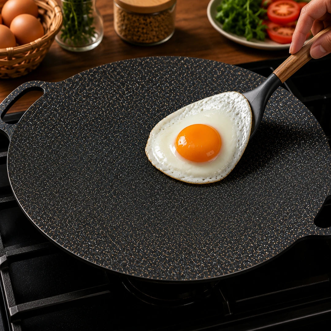 Grill Chef™ - Revestimento Pedra Mineral Antiaderente - Frete Grátis