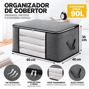 OrganizaFlex™ — Caixa Organizadora para Ganhar Mais Espaço e Acabar com a Bagunça - Entrega Grátis