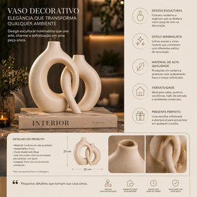 Dupla de Vasos Mônaco em Cerâmica