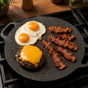 Grill Chef™ - Revestimento Pedra Mineral Antiaderente - Frete Grátis