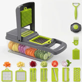Cortador de Legumes Multifuncional 16 em 1 com Coletor