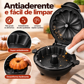 Bolito – Mini Máquina de Bolos | Seu Bolinho Caseiro Sem Precisar Ligar o Forno Grande!