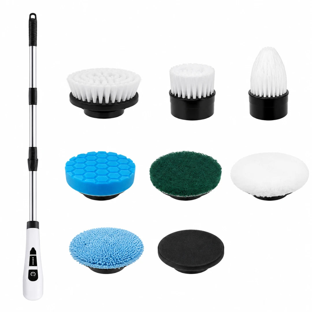 CleanPro™ - Escova Elétrica de Limpeza 7 em 1 Sem Fio Multiuso Prática Para Casa - Frete Grátis