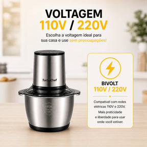 TurboChef Pro™ – Triturador Elétrico Multifuncional