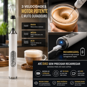CREMAMIX™ — O MIXER QUE DEIXA SEU CAFÉ REALMENTE CREMOSO EM SEGUNDOS | FRETE GRÁTIS
