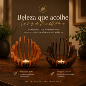 Porta Vela Decorativo