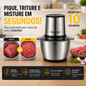 TurboChef Pro™ – Triturador Elétrico Multifuncional