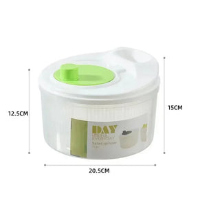 Vegetables Salad Spinner Lettuce Leaf Vegetable Dehydrator Greens Washer Dryer Drainer Crisper Strainer For Washing Drying Leafy