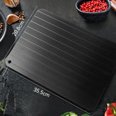 Fast Defrosting Tray for Frozen Meat Large Size Thawing Plate with Groove Design Defrost Food Rapid Safer Kitchen Gadgets Tools