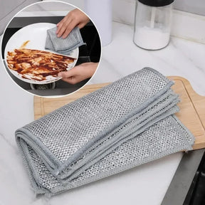 Pano de Limpeza Malha Metálica Multiuso – Kits com até 20 unidades