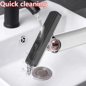 Mini Mop com Espremedor Automático - Kit para Limpeza de Cozinha, Banheiro e Carro