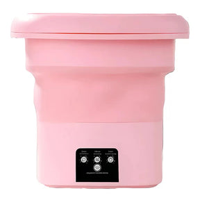 Mini Lavadora Portátil Elétrica 6,5L Dobrável com Motor Brushless - Para Roupas de Bebê e Viagens
