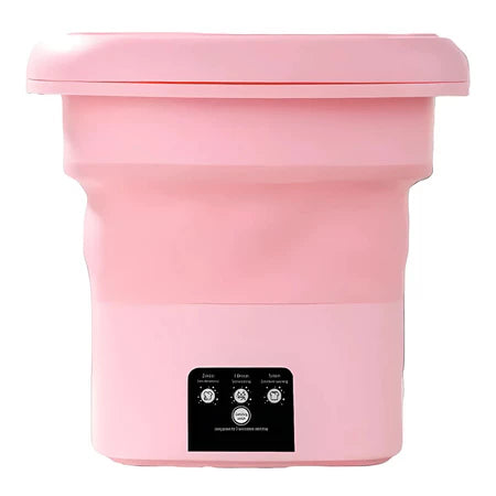 Mini Lavadora Portátil Elétrica 6,5L Dobrável com Motor Brushless - Para Roupas de Bebê e Viagens