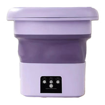 Mini Lavadora Portátil Elétrica 6,5L Dobrável com Motor Brushless - Para Roupas de Bebê e Viagens