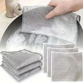 Pano de Limpeza Malha Metálica Multiuso – Kits com até 20 unidades